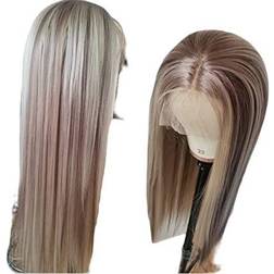 Aisom Long Straight Synthetic Wig 22 inch