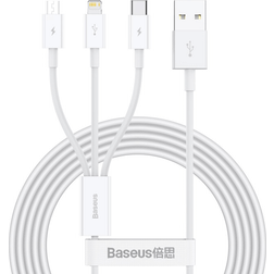 Baseus Superior USB A-USB B Micro/USB C/Lightning 1.5m