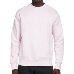 Nike Sportswear Club Fleece Crew Sweater - Pink Foam/White