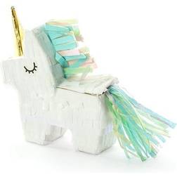 PartyDeco Pinata Unicorn 8x8x2.5cm