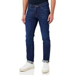 Lee Daren Zip Fly Low Stretch Jeans - Dark Freeport