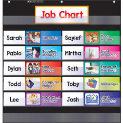 Scholastic Teaching, Mini Black Pocket Chart (SC-573278)