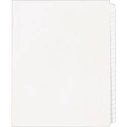 Avery Style Blank Tab Dividers, 25-Tabs, White, 25/Set (11959) White
