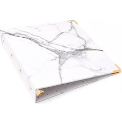 1.5" Signature Round Ring Binder Marble russell hazel