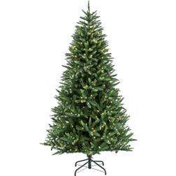 National Tree Company 7.5' Pre-Lit Spada Pine with Led Lights Green 90 Christmas Tree
