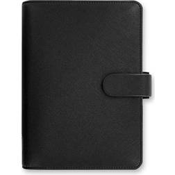 Filofax Saffiano Personal Organiser Black Black