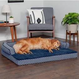 FurHaven Comfy Couch Cooling Gel Cat Bed w/Removable Diamond
