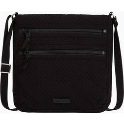 Vera Bradley Triple Zip Hipster Crossbody Bag - Microfiber Classic Black