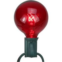 Northlight Incandescent Christmas Replacement Bulbs, Red G50 False