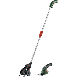 Bosch Home and Garden Isio Rechargeable battery Lawn shears, Bush trimmer battery, charger, extension, grass trimmer attachment 3.6 V Li-ion