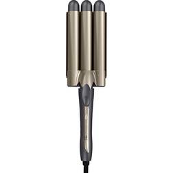 Conair Infinitipro Triple Barrel Waver In Grey/Beige