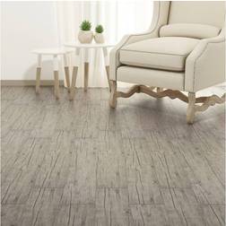 vidaXL Self-adhesive PVC Flooring Planks 5.21 m 2 mm Oak Washed