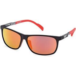 Adidas SP 0061 02L, RECTANGLE Sunglasses, MALE