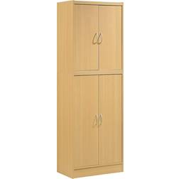 Hodedah 4 Door Storage Cabinet 24x72"