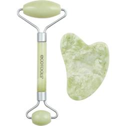 EcoTools Jade Roller Gua Sha Stone Facial Kit, One Size No Color One Size