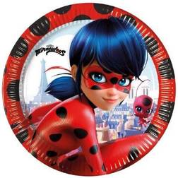 Procos Disposable Plates Miraculous Ladybug 23cm 8pcs