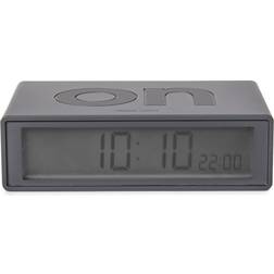 Lexon Flip Radio-Controlled Reversible LCD Alarm Clock, BOWLR150G3