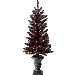 GlitzHome 4' Lighted Tips Porch Tree with 100 Led Lights Christmas Tree