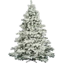 Vickerman Artificial Indoor Flocked Alaskan Pine Christmas Tree 78"