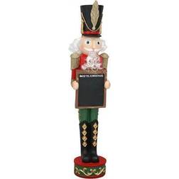 FC-421 Friedrich the Nutcracker with Chalkboard Sign 36-Inch Polyresin in