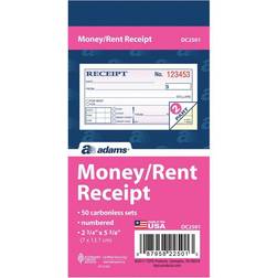 Adams 50ct Numbered Money/Rent Receipt Book