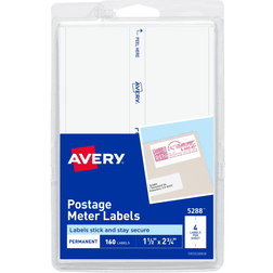 Avery Label,Postage Meter,We,160 6PK