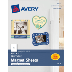 Avery Printable Inkjet Magnet Sheets, 8