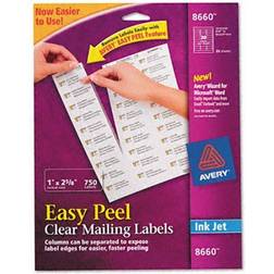 Avery Clear Easy Peel Mailing Labels