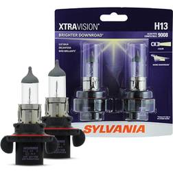 Sylvania H13 XtraVision Halogen Headlight Bulb, (Contains 2 Bulbs)