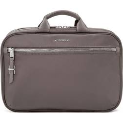 Tumi Grey toiletry bag with silver trims, Grey