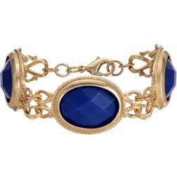 1928 Jewelry Link Bracelet - Gold/Blue