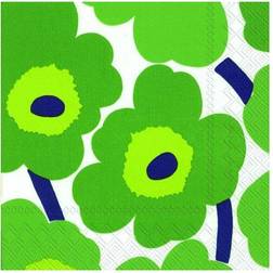 Marimekko Unikko Cloth Napkin Silver, Orange, Yellow, White, Gold, Beige, Green, Turquoise, Blue, Pink, Red (83.8x83.8)