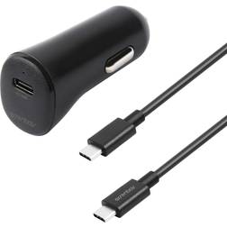 Essentials biloplader PD 20W USB-C til USB-C-kabel