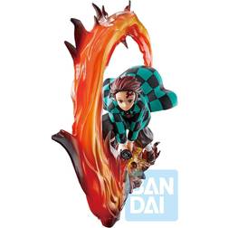 Bandai Demon Slayer: Kimetsu No Yaiba Ichibansho Tanjiro Kamado Figure Black/Green/Orange One-Size