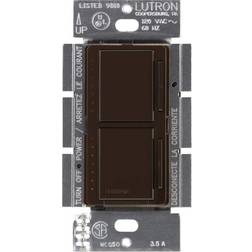 Lutron Maestro 300-Watt Single-Pole Dual Dimmer Brown