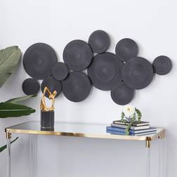 Stella & Eve Gold Iron Contemporary 3 - Black Wall Decor