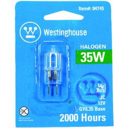 Westinghouse 35-watt Halogen T4 JC Single-Ended Clear GY6.35 Base Light Bulb