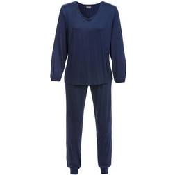 Trofé Bamboo Solids Pyjama Midnight Blue