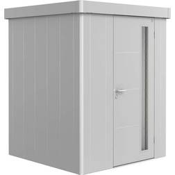 Biohort Neo 1A Metal Garden Shed In Standard Door Metallic (Byggnadsarea )