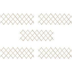 vidaXL Trellis Fences 5 Firwood 70.9"x23.6"