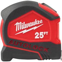 Milwaukee 25 ft. X in. Compact Lock Tape Measure