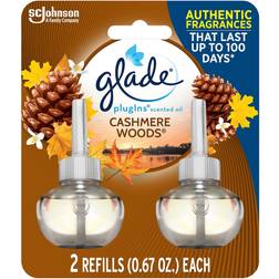 Glade PlugIn Scented Oil Refill Cashmere Woods 2ct