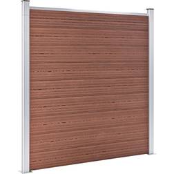 vidaXL Garden Fence WPC 1218x186cm Barrier Screen