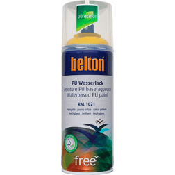 Belton Free high gloss farvespray RAL 1021 raps Lackfarbe Gelb 0.4L