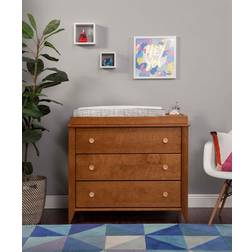 Babyletto Sprout 3-Drawer Changer Dresser Chestnut/Natural