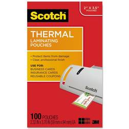 Scotch Business Card Laminating Pouches, 5
