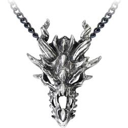 Alchemy Gothic Dragon Skull Pendant