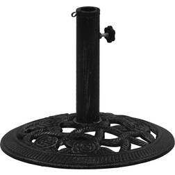 vidaXL Umbrella Base Black Iron