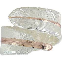 Montana Silversmiths Filament Feather Ring - Silver/Rose Gold