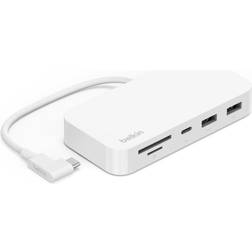 INC011TTWH USB-C 6-IN-1 MULTIPORT HUB